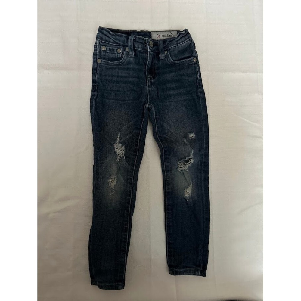 Ag-Ed Denim Adriano Goldschmied Girl's 4 Distressed Jeans
